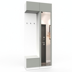 Набор мебели для прихожей "Марсель-202" МР 01-202 В2490 Ш1000 Г420 (ЛД..